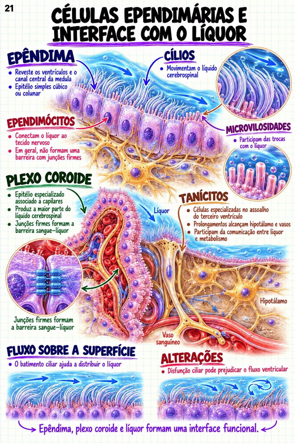 Mapa mental de Anatomia Cerebral