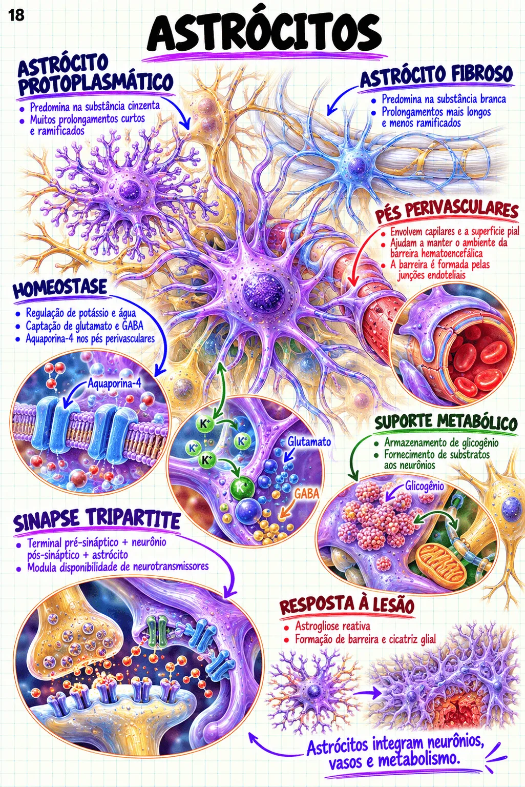 Mapa mental de Anatomia Cerebral