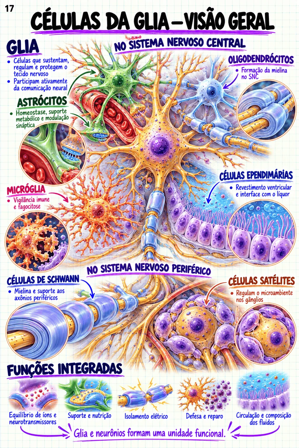 Mapa mental de Anatomia Cerebral